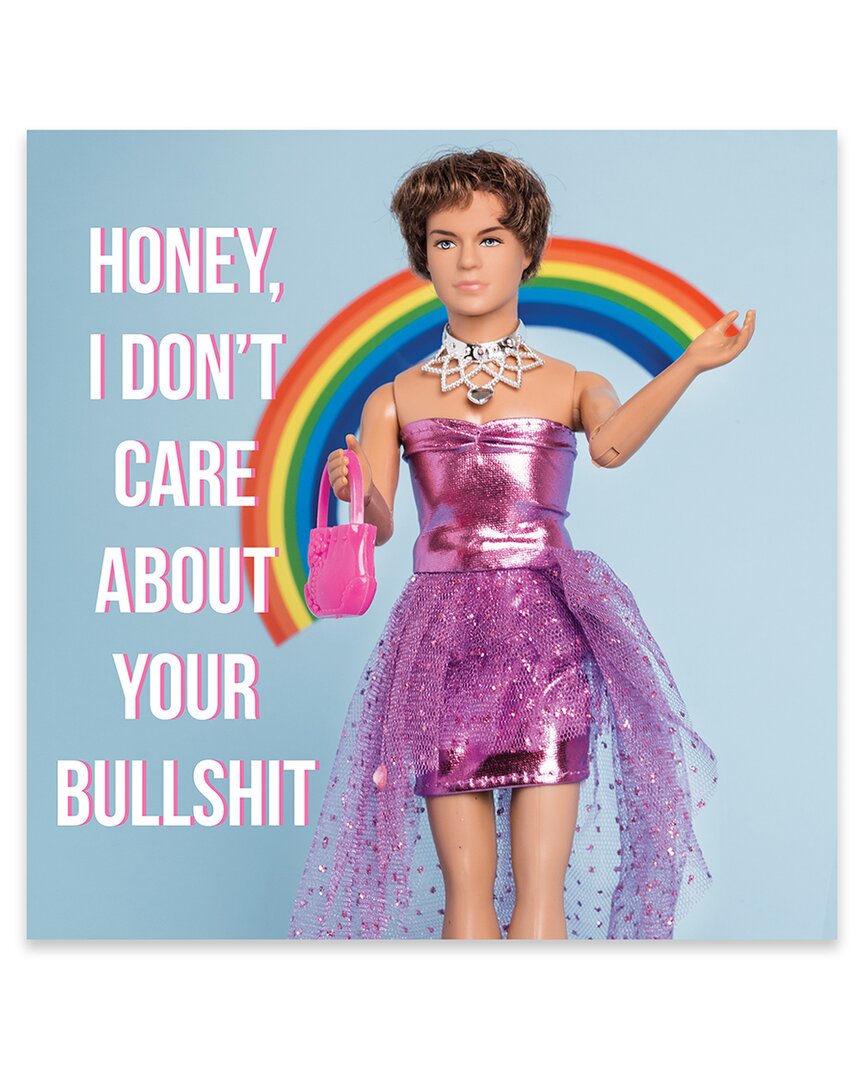 Icanvas Don't Care Print On Acrylic Glass By Pepino De Mar