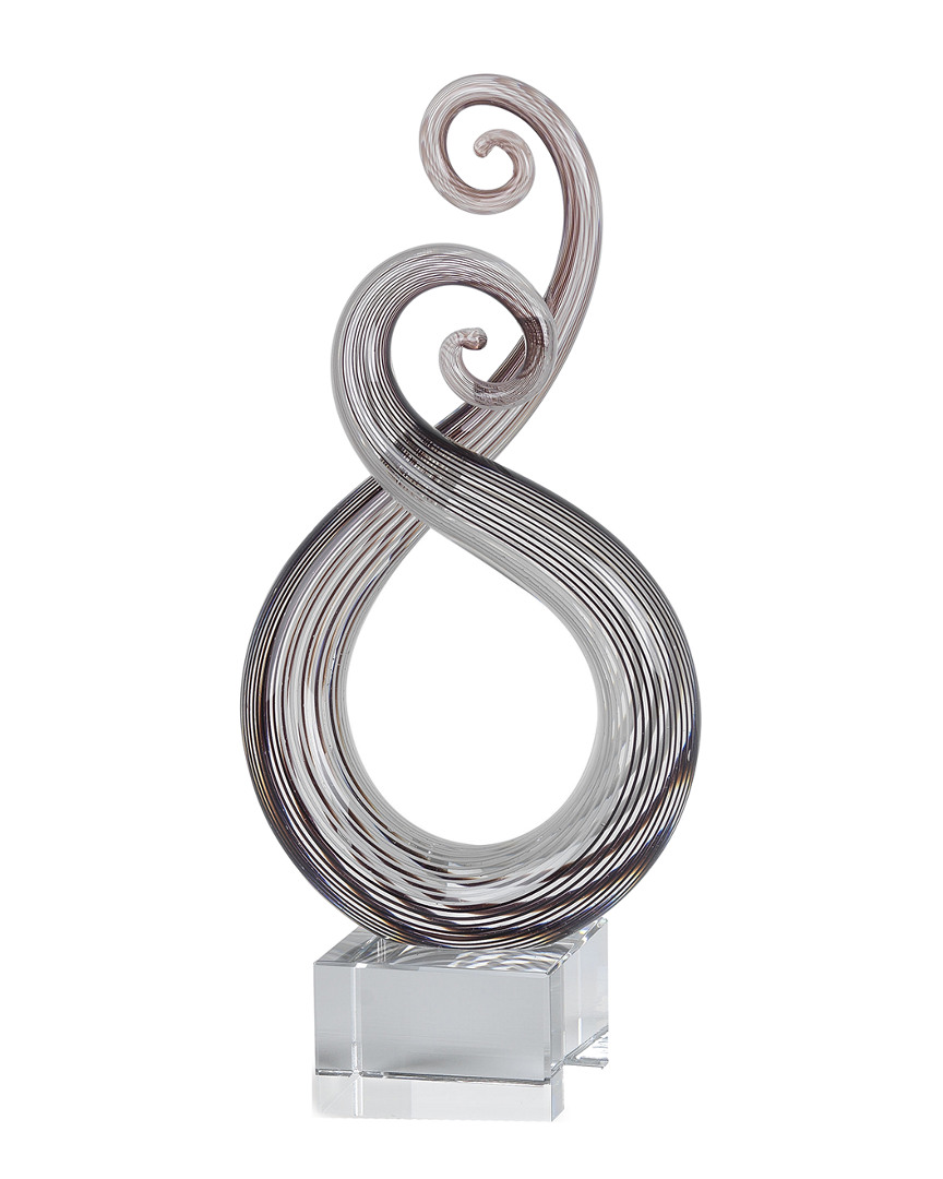 Badash Crystal Entangle Murano Style Art Glass Centerpiece