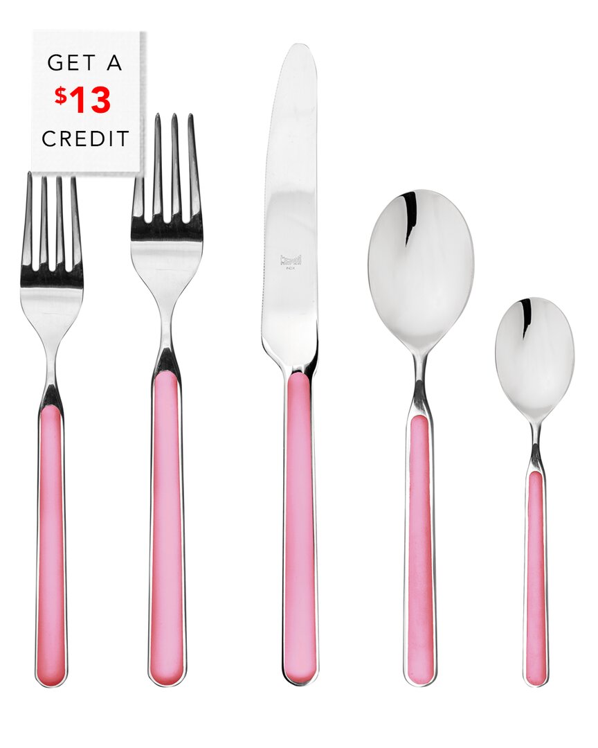 Mepra 5pc Flatware Set With $13 Credit
