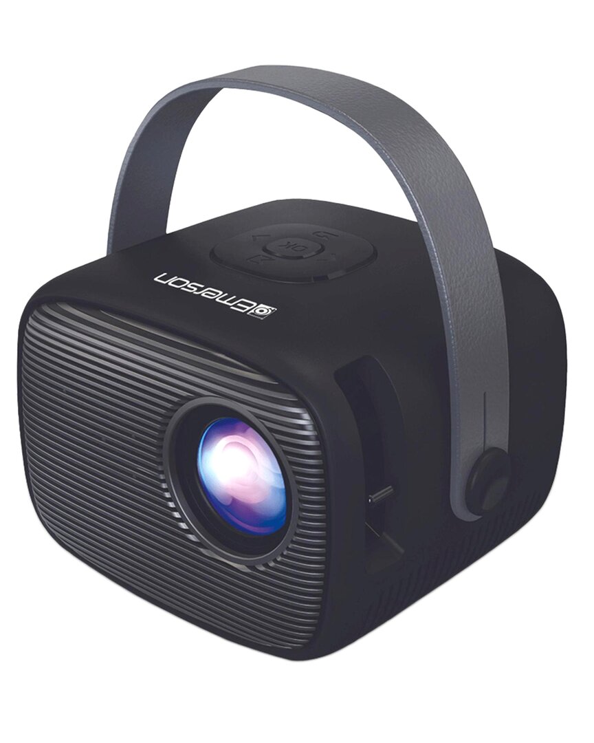 Emerson Portable Lcd Mini Projector In Black