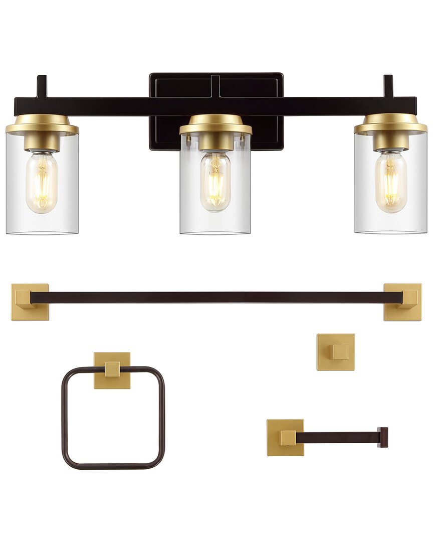 Jonathan Y Liam Vanity Light Set In Multi