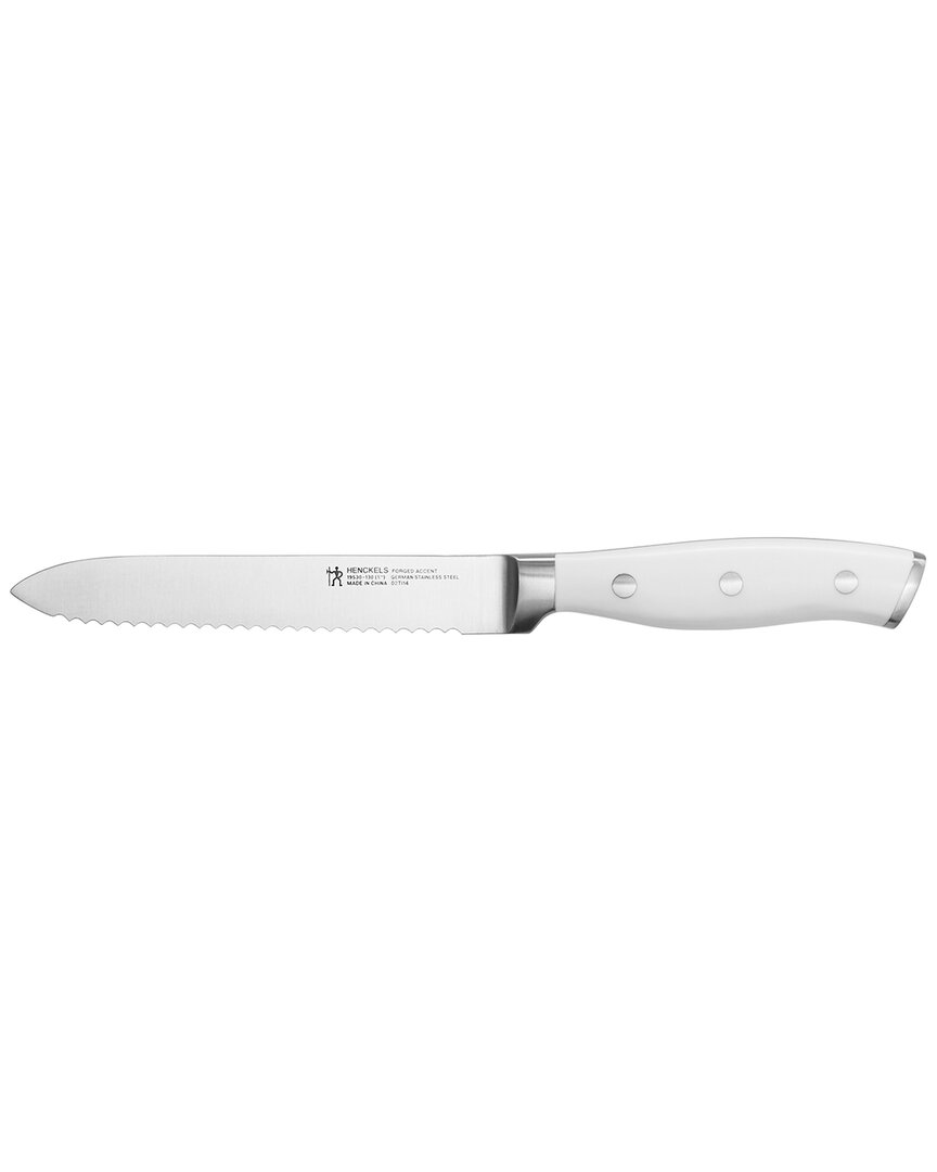 Zwilling J.a. Henckels Forged Accent 5in Serrated Utility Knife