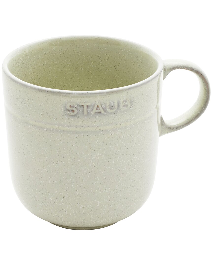 Staub White Truffle Set Of 4 Mugs In Pattern