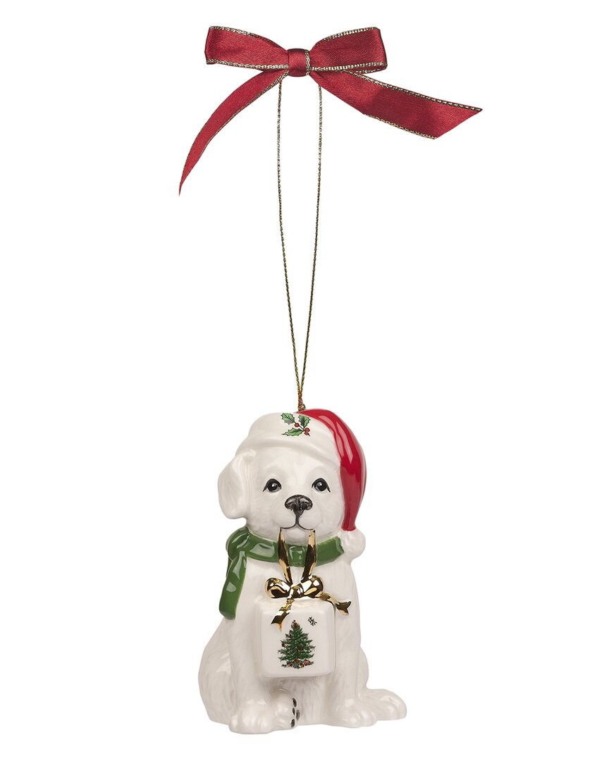 Spode Christmas Tree Christmas Dog Ornament