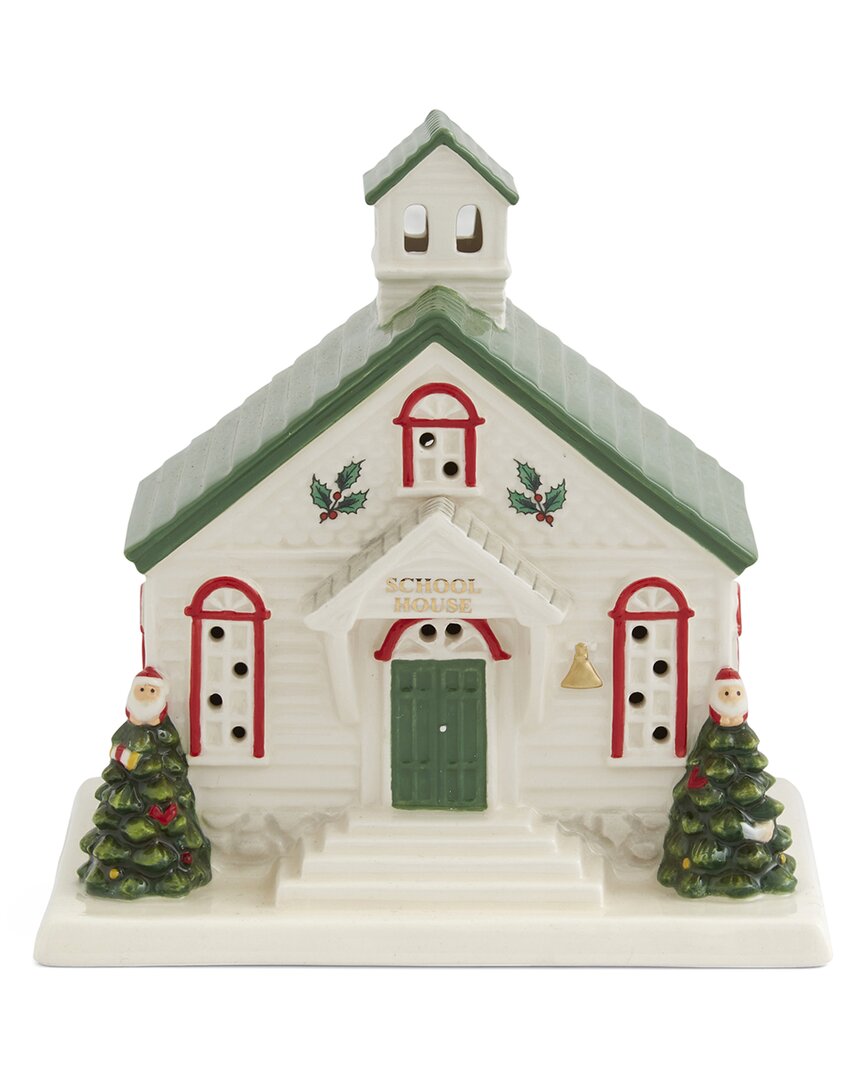 Spode Christmas Tree Led Illuminated School House