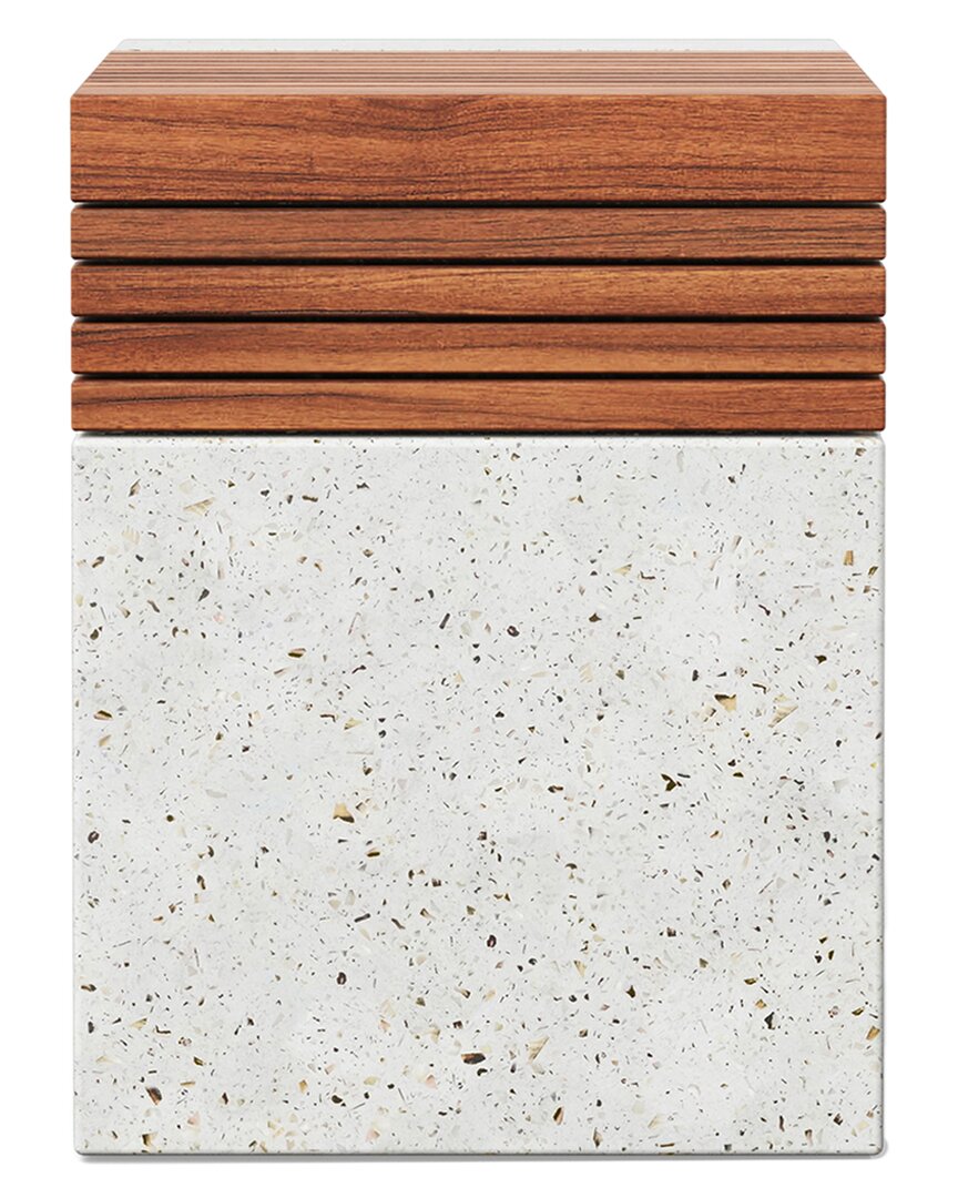 Urbia Mixx Stecca Cascata Stool Ivory Terrazzo