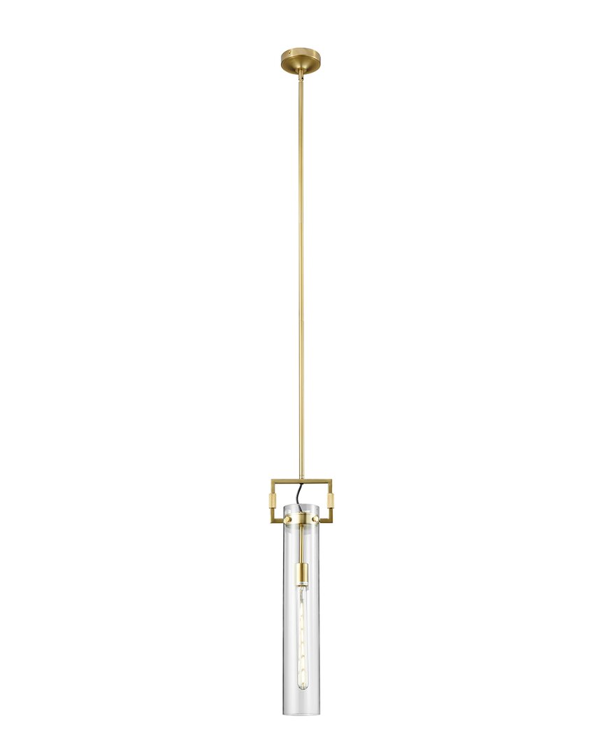 Finesse Décor Zeus Pendant Metal Acrylic Led Light In Gold
