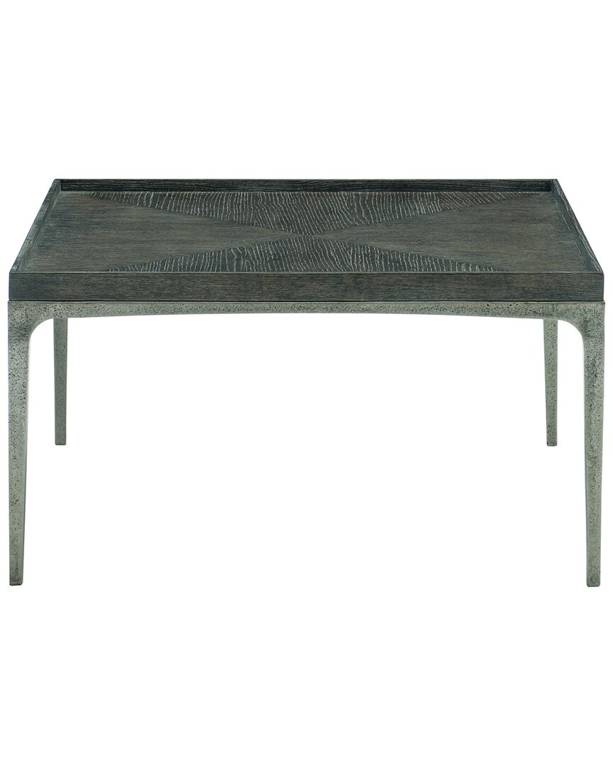 Bernhardt Strata Charcoal Cocktail Table In Grey