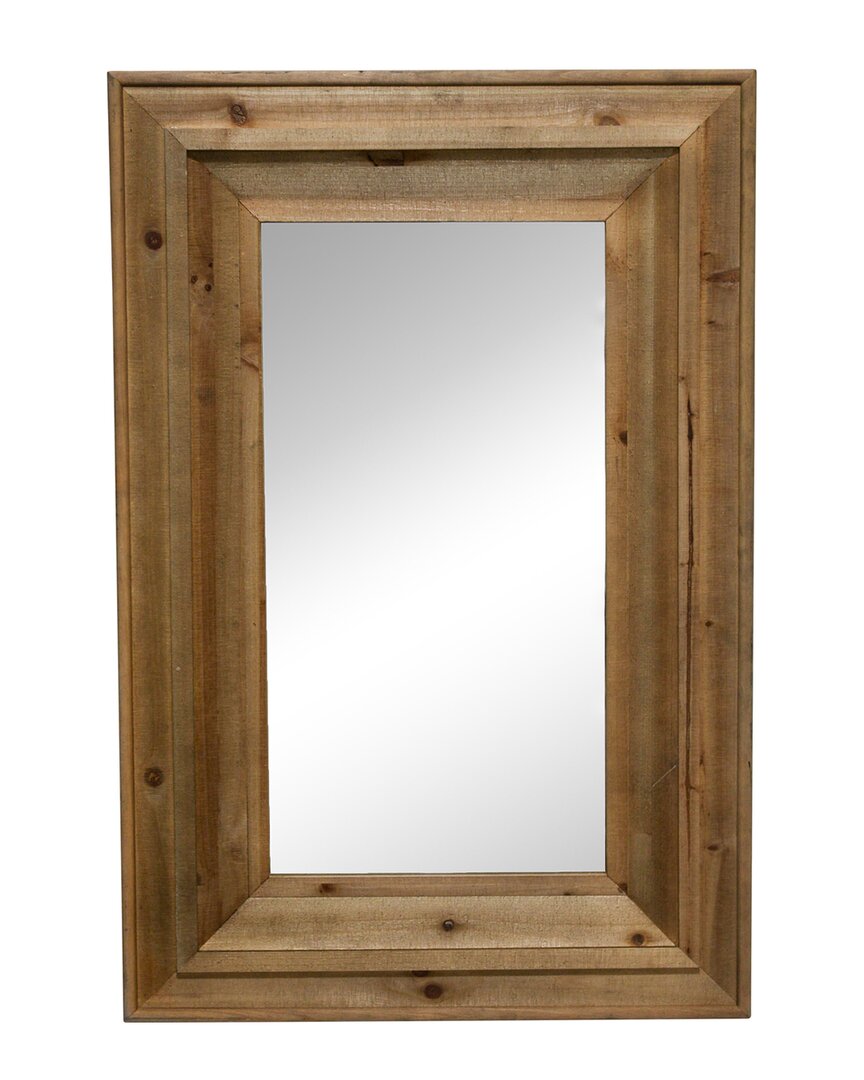 Sagebrook Home Framed Wall Mirror In Brown
