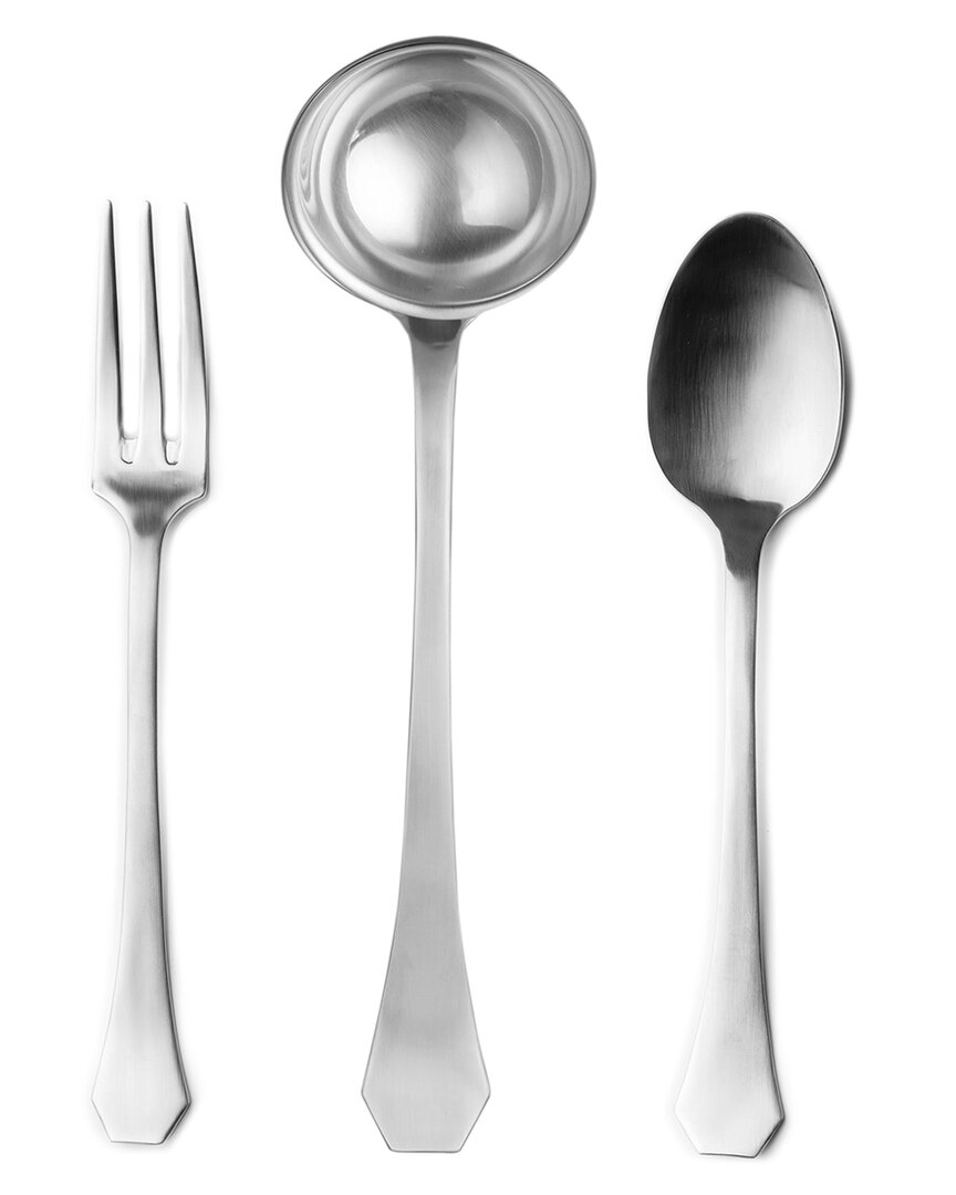 Mepra Moretto Ice 3pc Serving Set