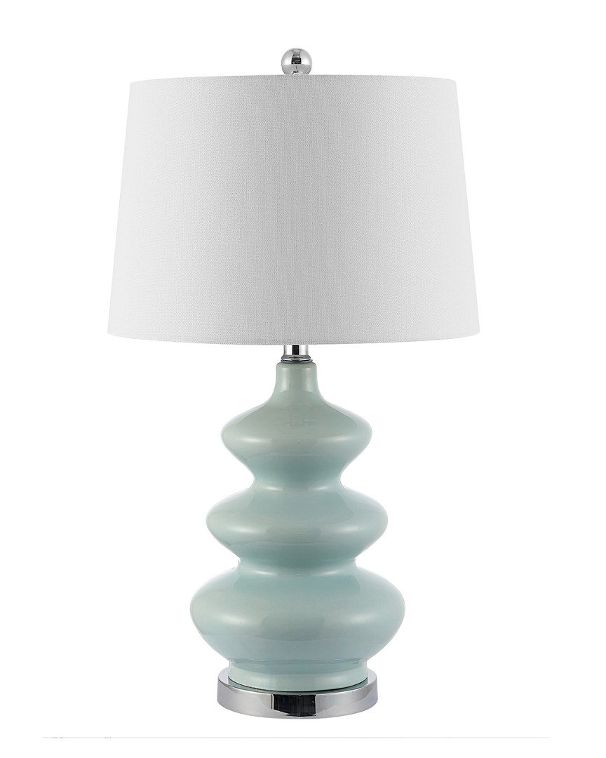 Shop Safavieh Brielle Mosaic Table Lamp In Blue