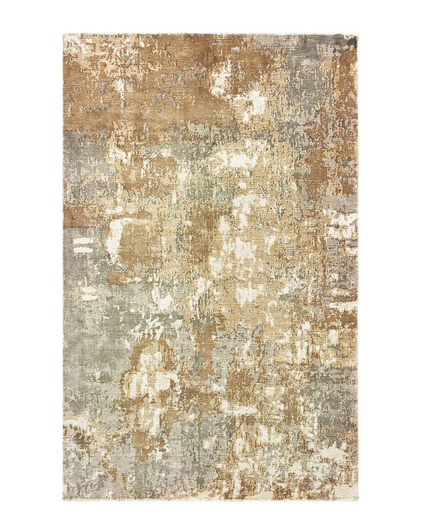 Stylehaven Fresco Distressed Abstract Area Rug In Grey