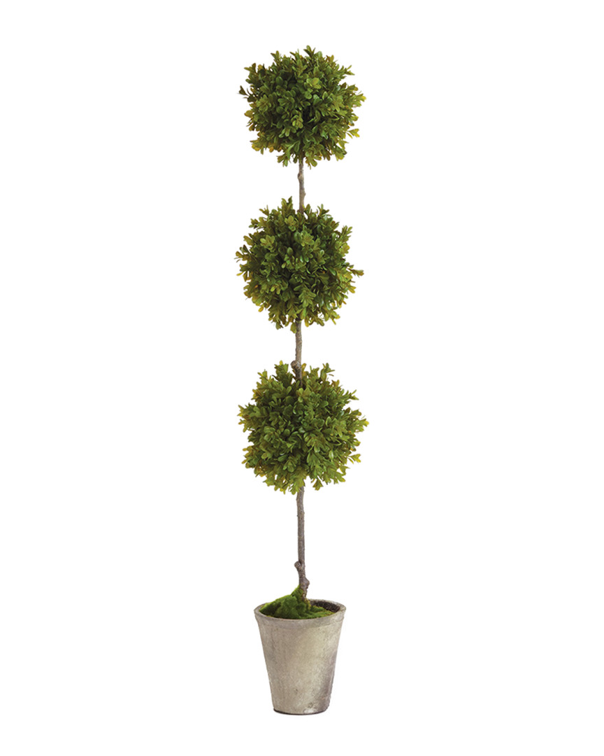 Napa Home & Garden Barclay Butera Faux Boxwood Potted Topiary In Green