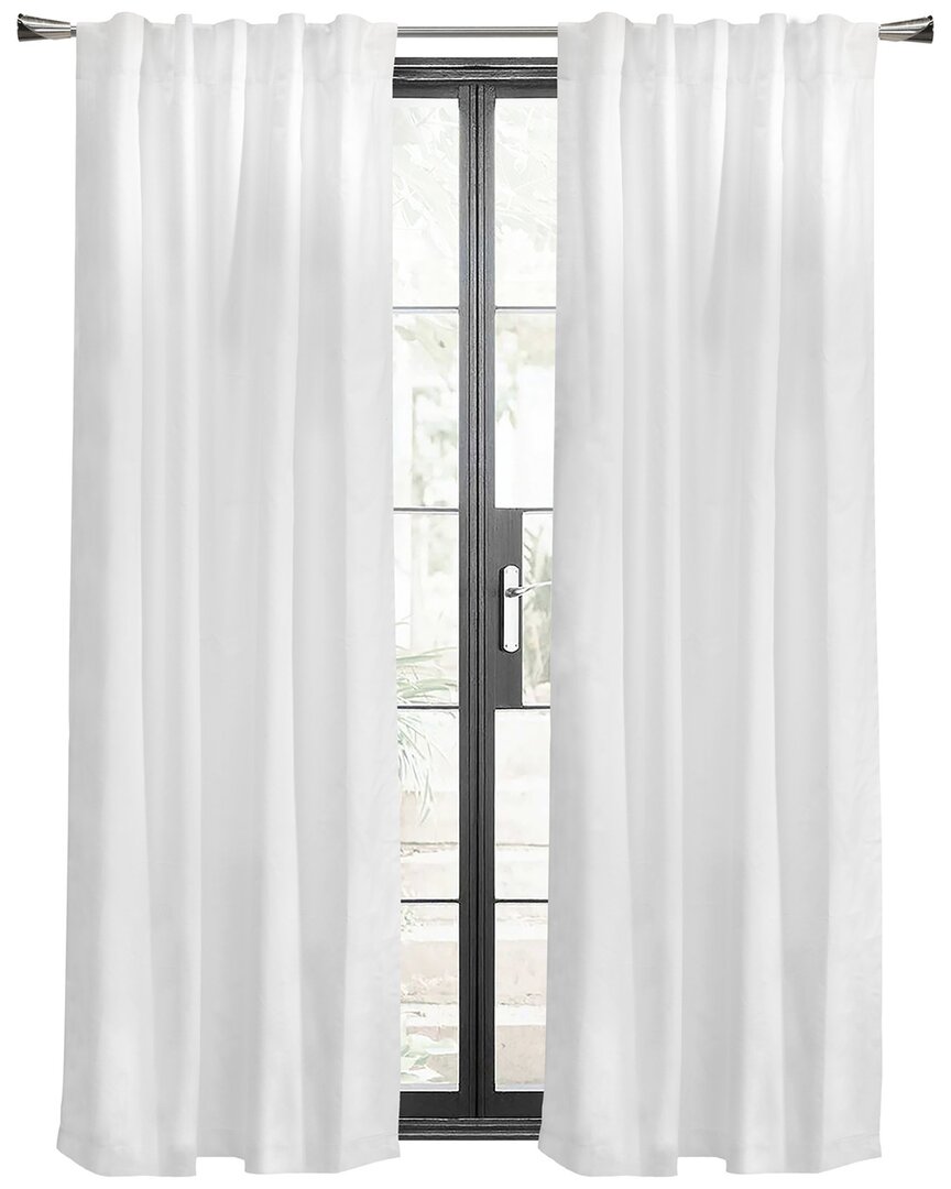 Thermalogic Weathermate Topsions Set Of 2 Room-darkening 40x63 Curtain Panels In White