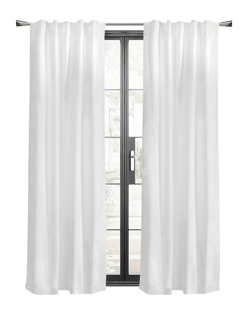 Thermalogic Weathermate Topsions Set Of 2 Room-darkening 40x84 Curtain Panels In White