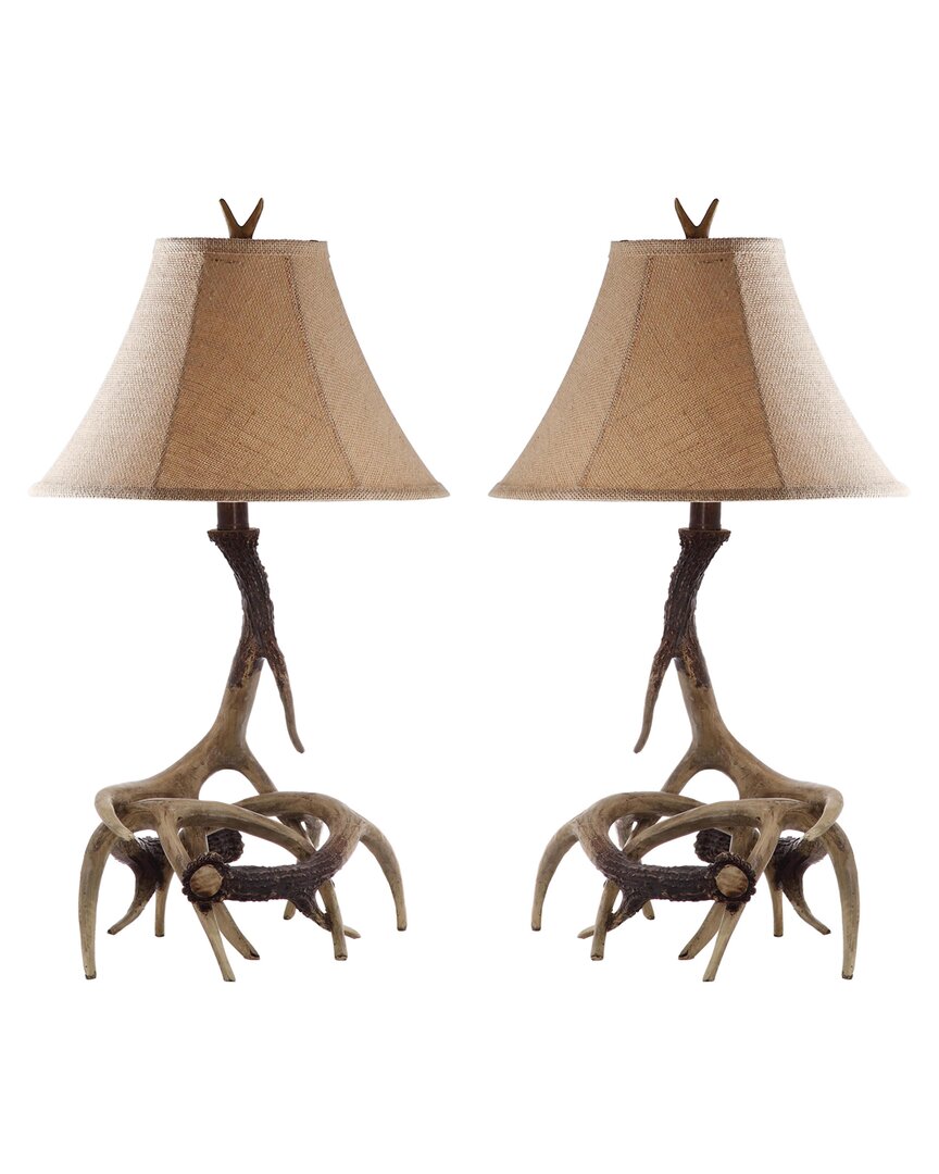 Safavieh Sundance 25.5in Faux Antler Table Lamp