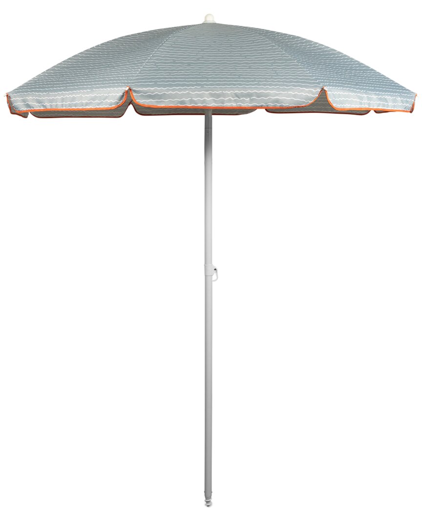 Oniva 5.5ft Portable Beach Umbrella In Grey