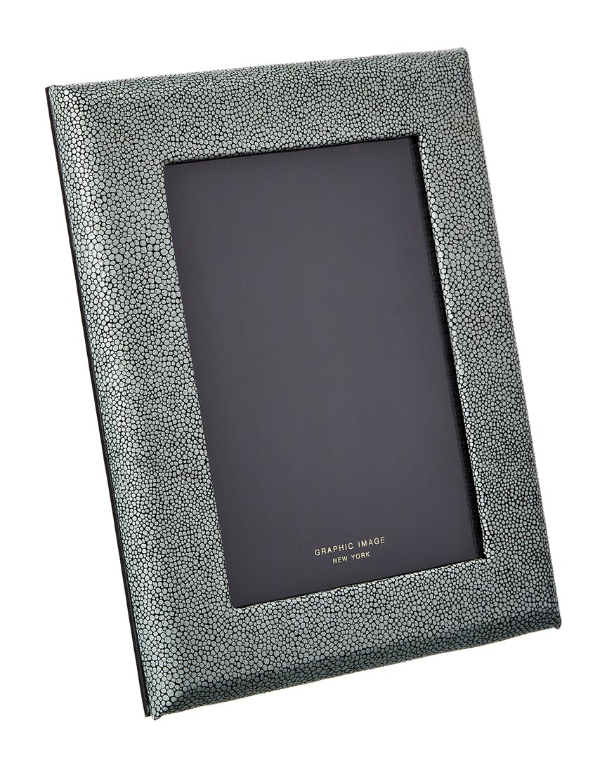 Graphic Image 5 X 7 Frame Gray Shagreen