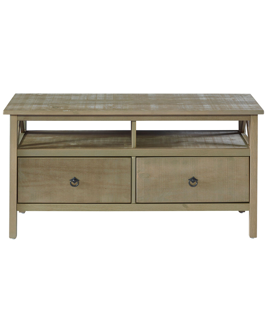 Linon Furniture Linon Candler Driftwood Tv Stand