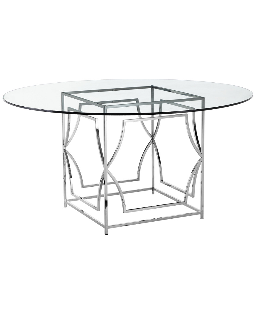 Pangea Home Edward Steel Dining Table