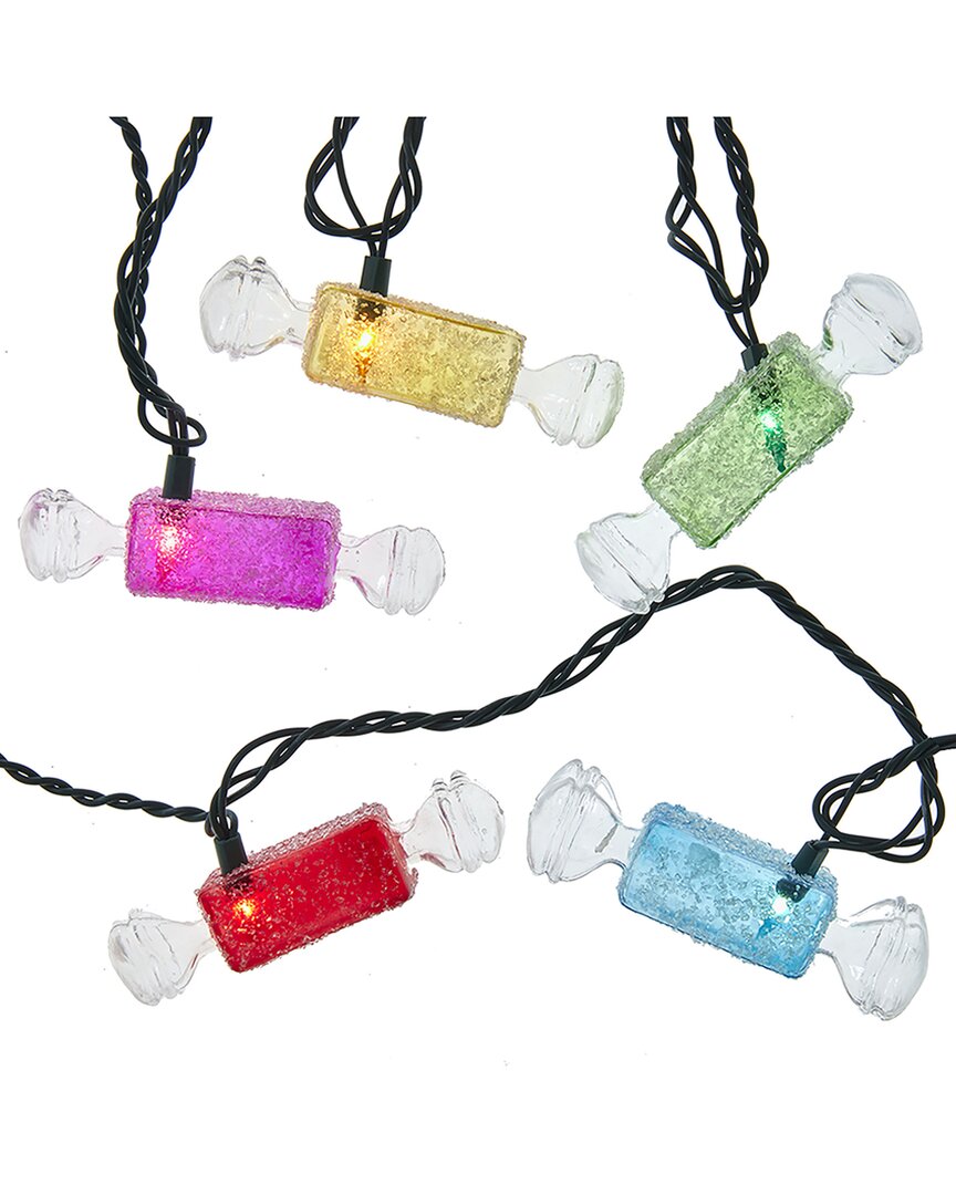 Kurt Adler 10l Candies Light Set In Multicolor