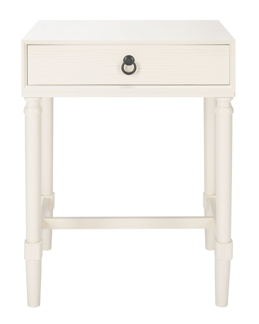 Safavieh Couture Mabel 1drw Accent Table In White