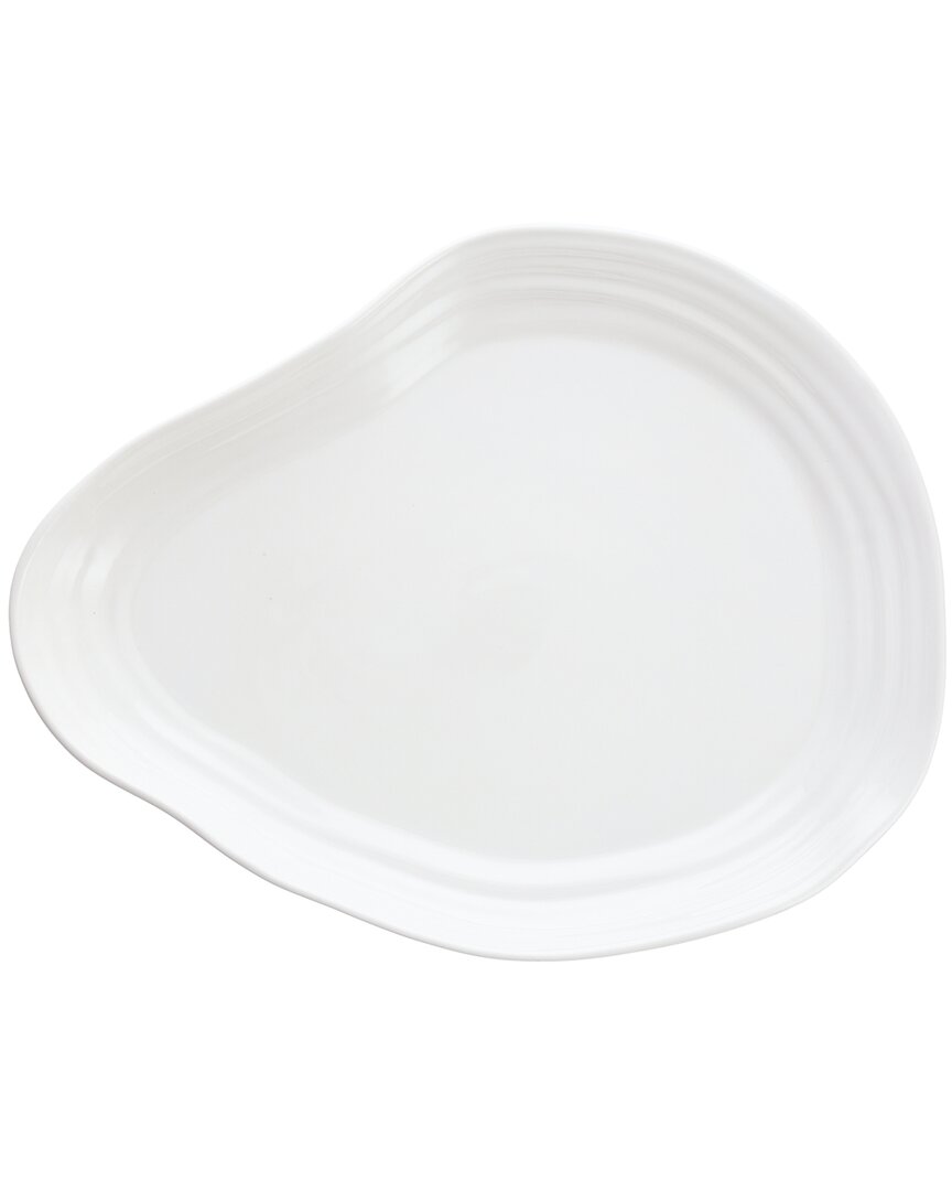 Fortessa Dvm Playa Blanca Platter In White