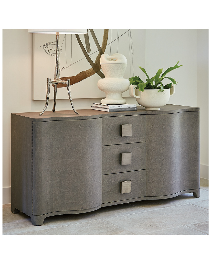 Global Views Toile Linen Credenza