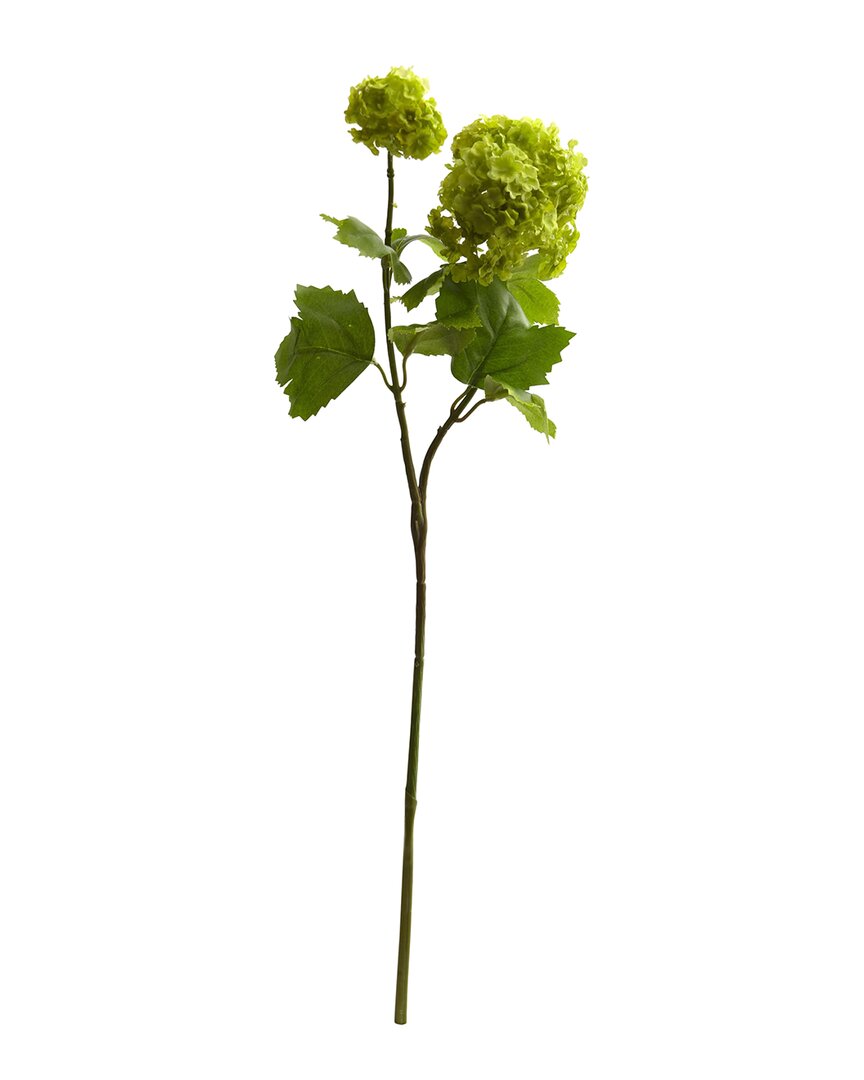 NEARLY NATURAL NEARLY NATURAL SET OF 6 18IN SNOWBALL HYDRANGEA ARTIFICIAL FLOWER