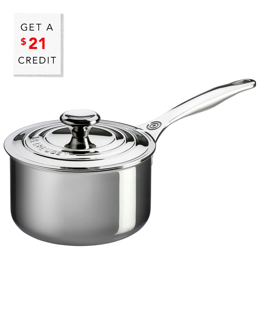 Le Creuset Signature Saucepan With Lid