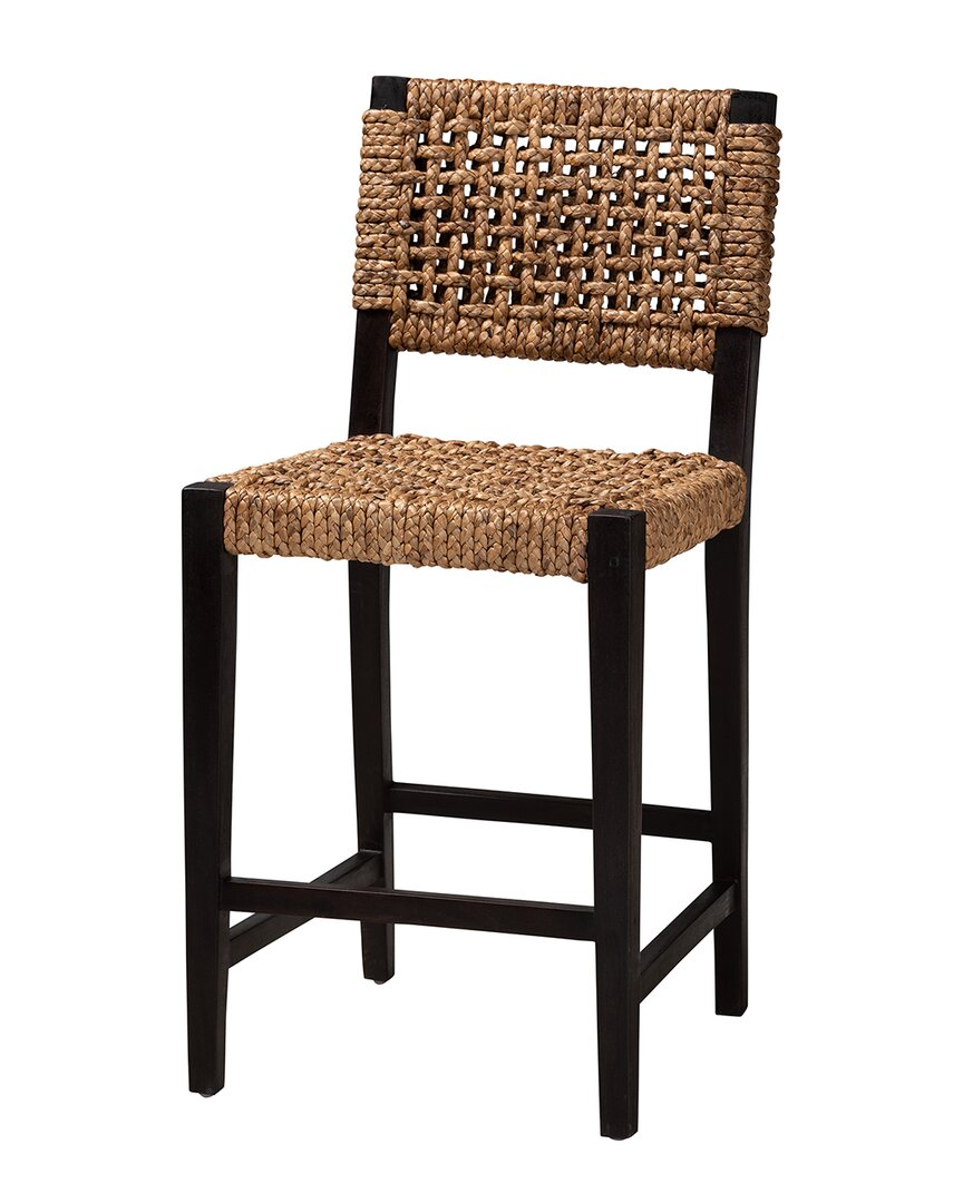 Baxton Studio Alise Modern Bohemian Dark Brown Mah
