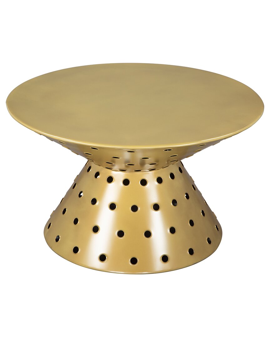 Zuo Modern Electron Coffee Table In Gold