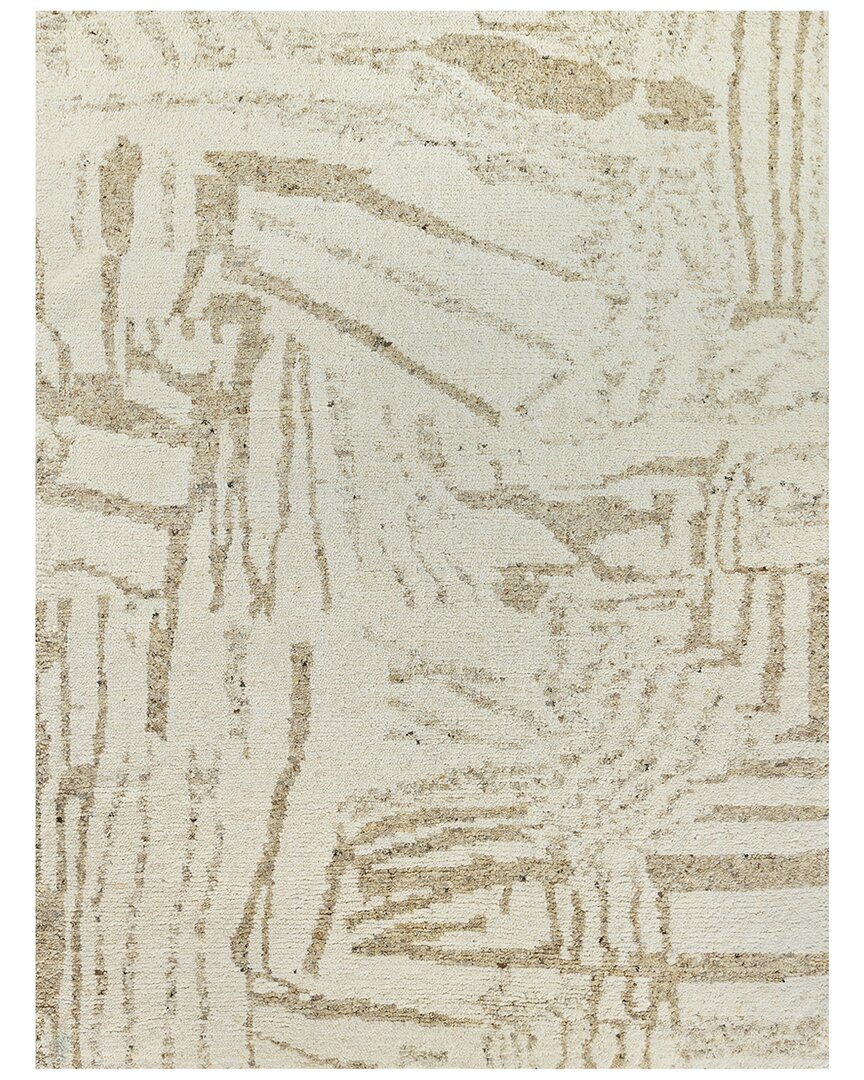 Exquisite Rugs Tahoe Wool Area Rug In White