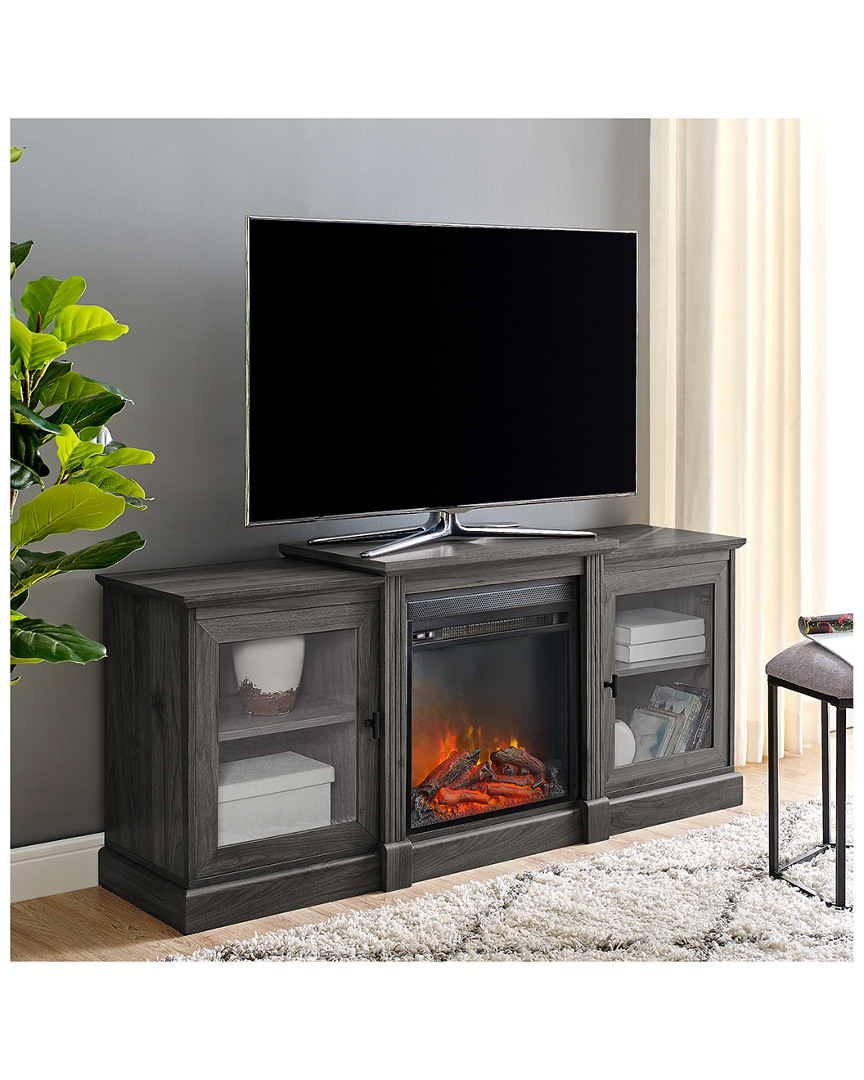 Hewson 60in Classic Tiered Top Fireplace Tv Console ModeSens