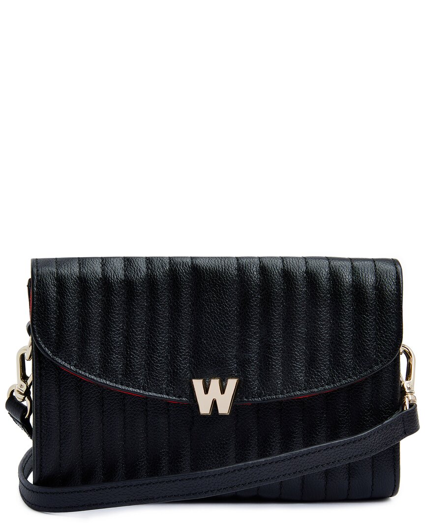 Wolf 1834 Mimi Crossbody Bag With Strap In Black