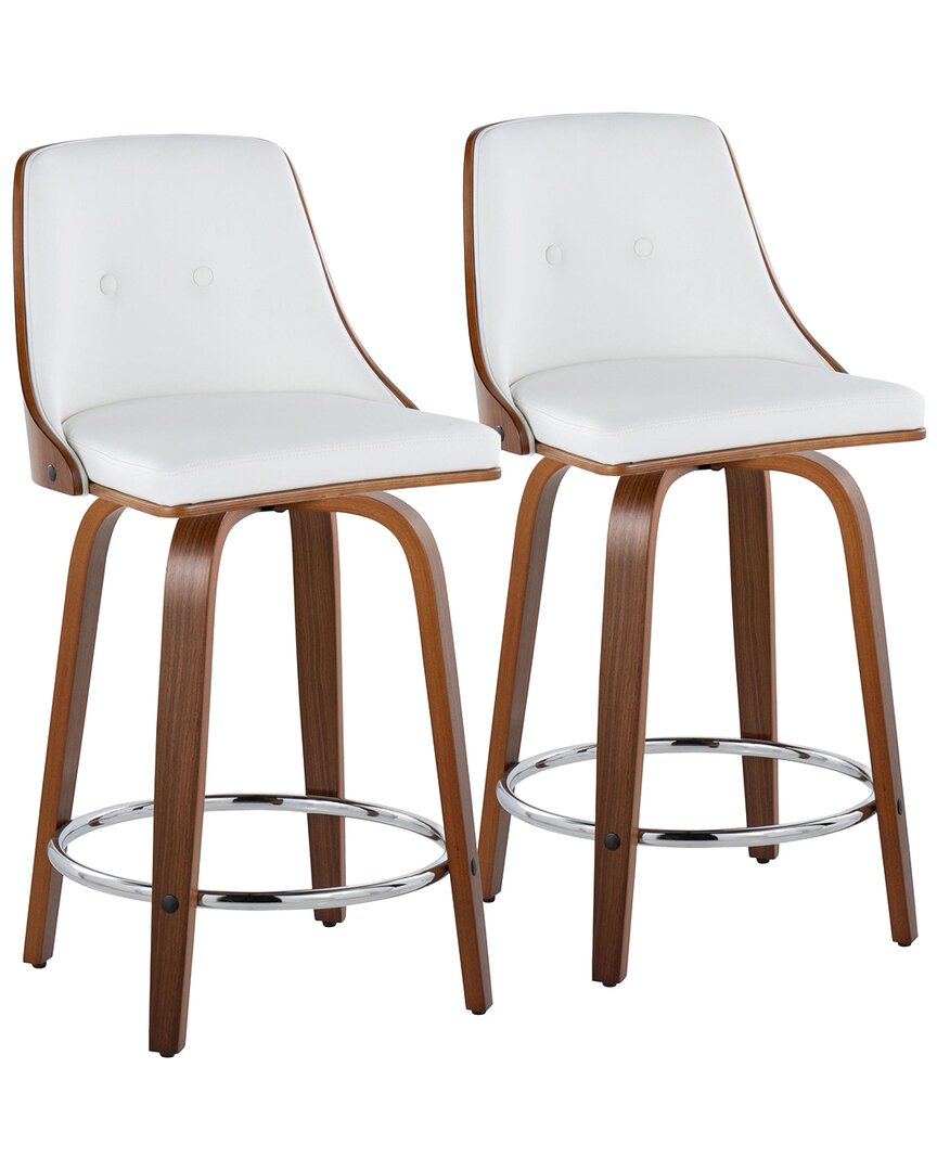 Lumisource Gianna 24 Fixed-height Counter Stool - Set Of 2 B