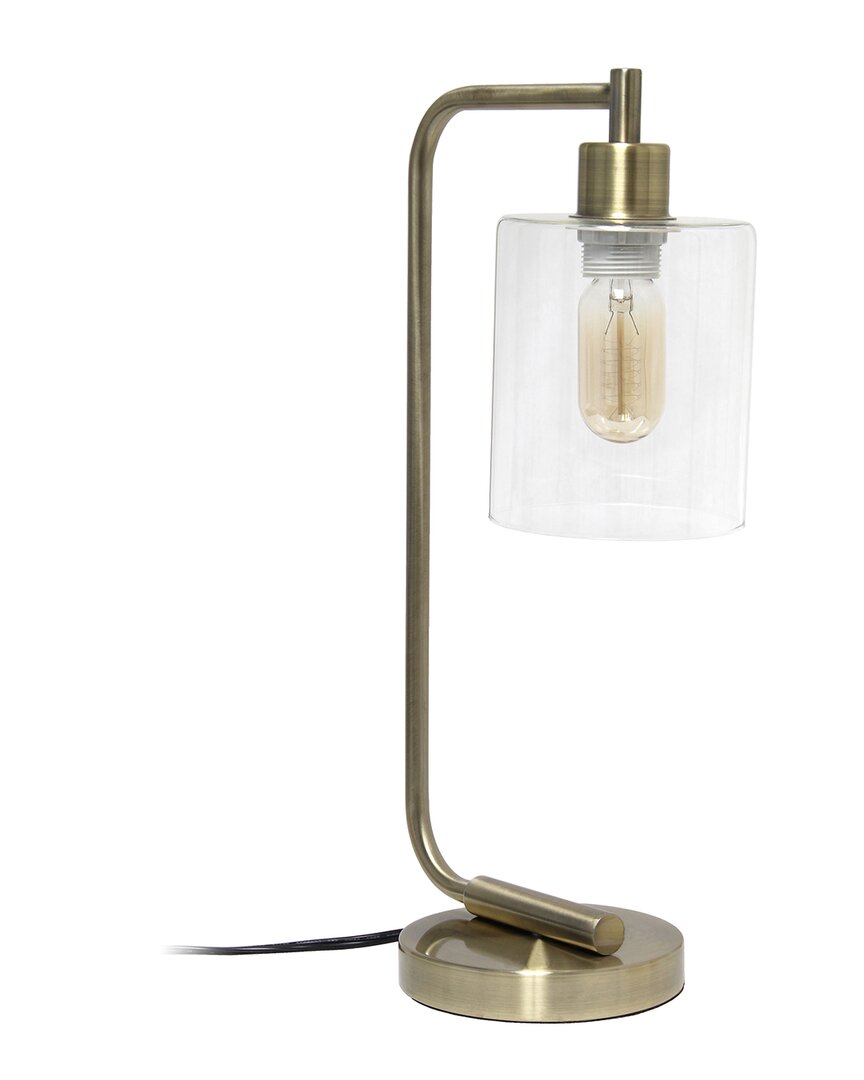 Lalia Home Modern Iron Desk Lamp In Brass