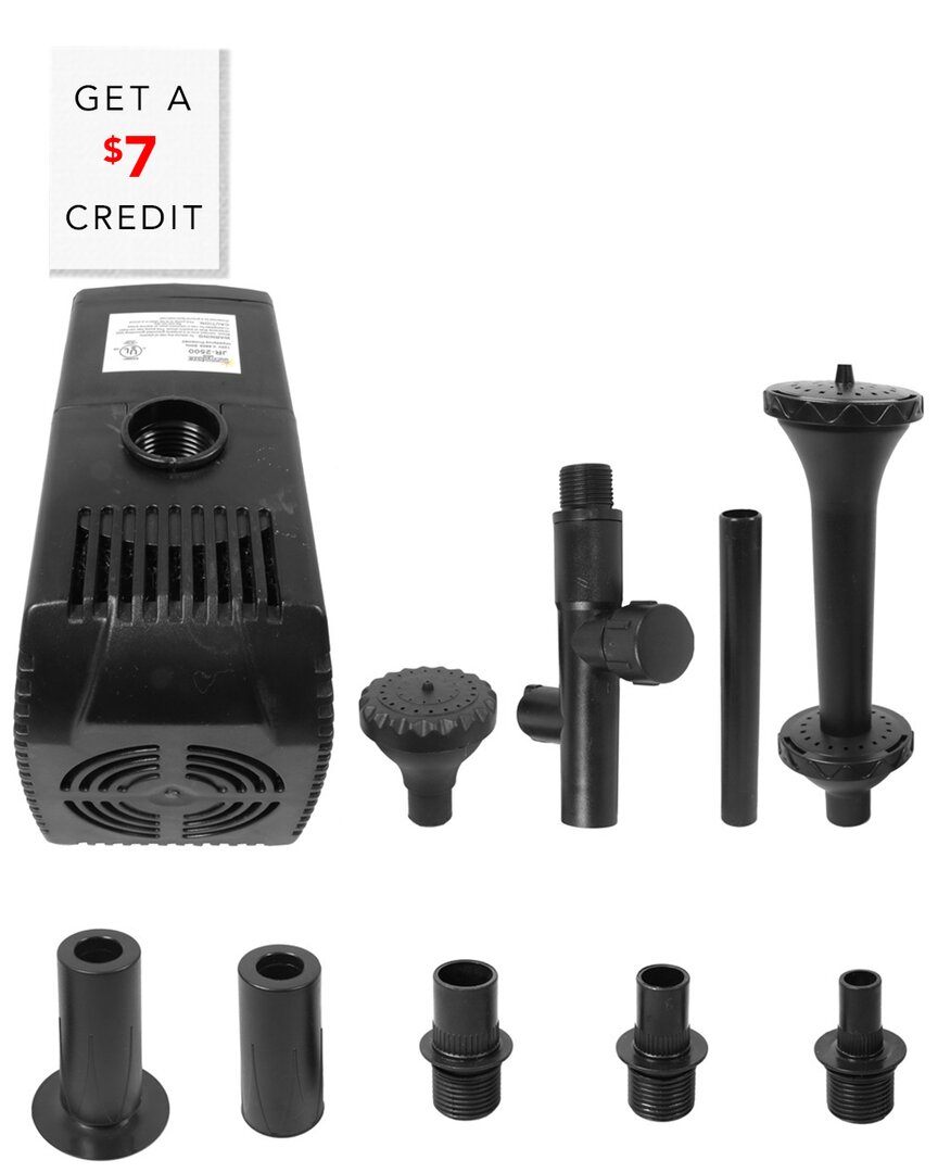 SUNNYDAZE SUNNYDAZE POND PUMP WITH FILTER AND 3 SPRAY HEADS 120-VOLT ELECTRIC WITH $7 CREDIT 