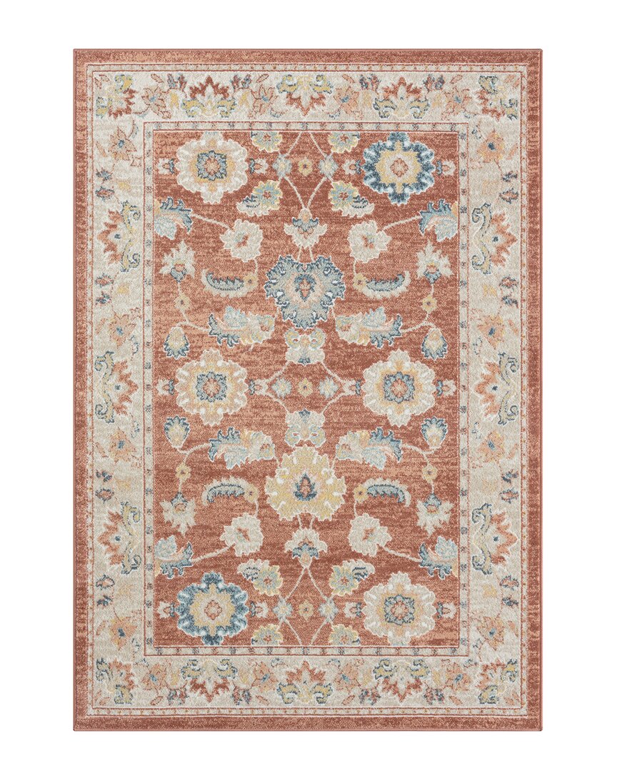 Shop Lr Home Averie Traditional Floral Filigree Area Rug In Red