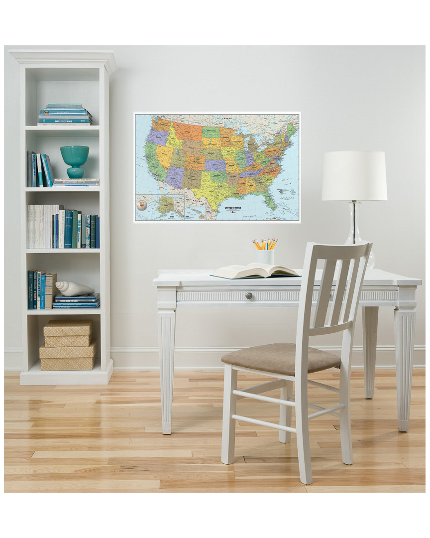 Wall Pops Wallpops  Usa Dry Erase Map Decal