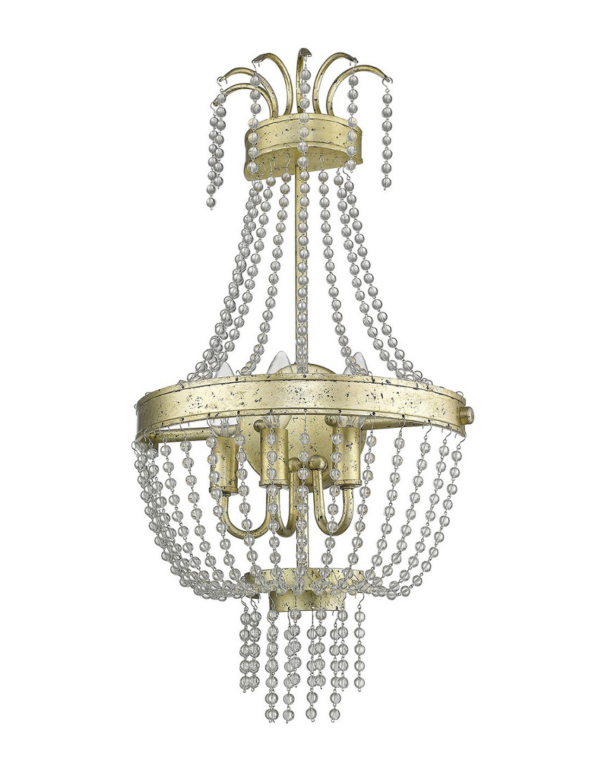 Livex Lighting Livex Valentina 3-light Winter Gold Wall Sconce