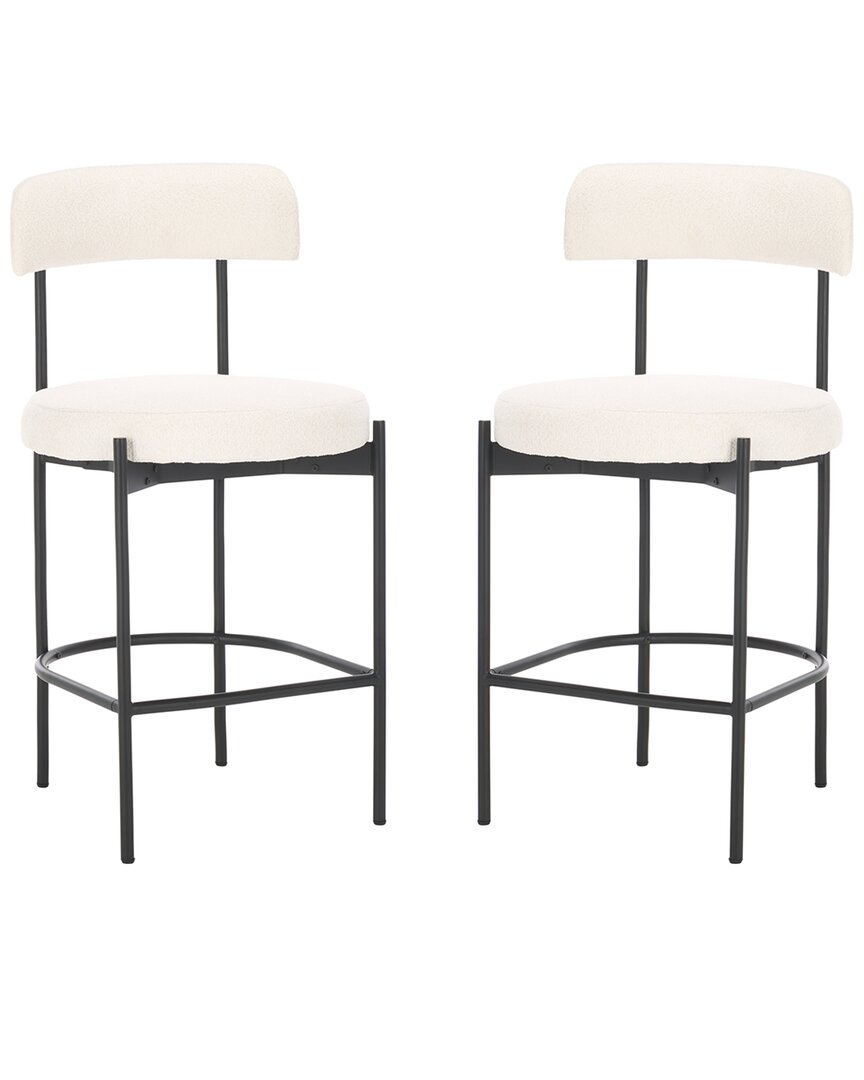 Safavieh Set Of 2 Andrean Counter Stools