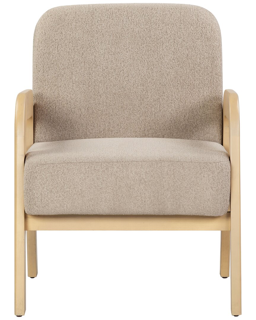 Safavieh Couture Roslina Boucle Accent Chair In Brown