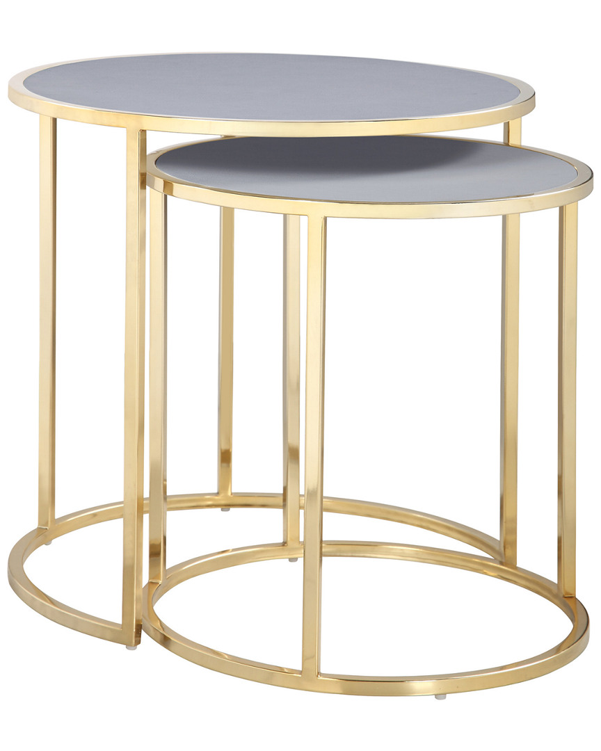 Chic Home Set Of 2 Tuscany Side Tables