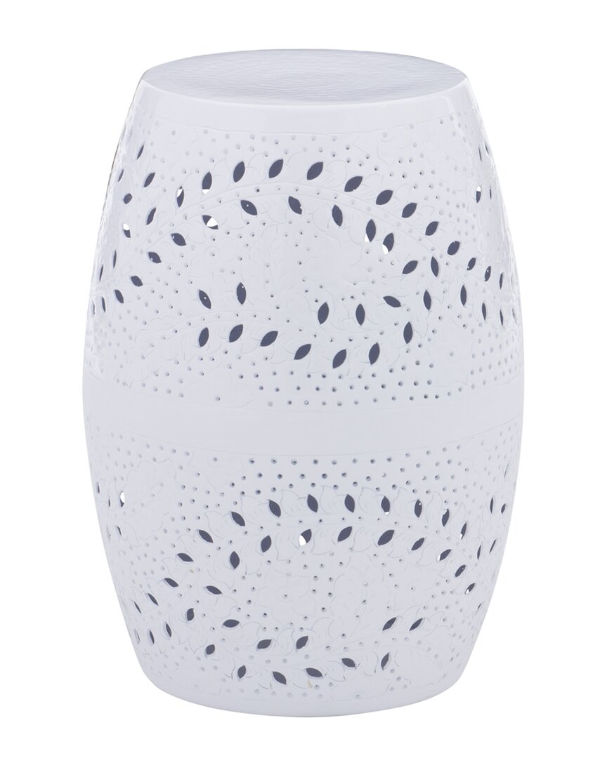 Linon Salma Side Table In White