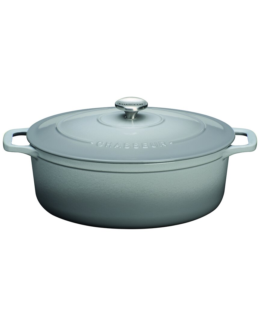 Chasseur 7.25qt Cast Iron Oval Dutch Oven