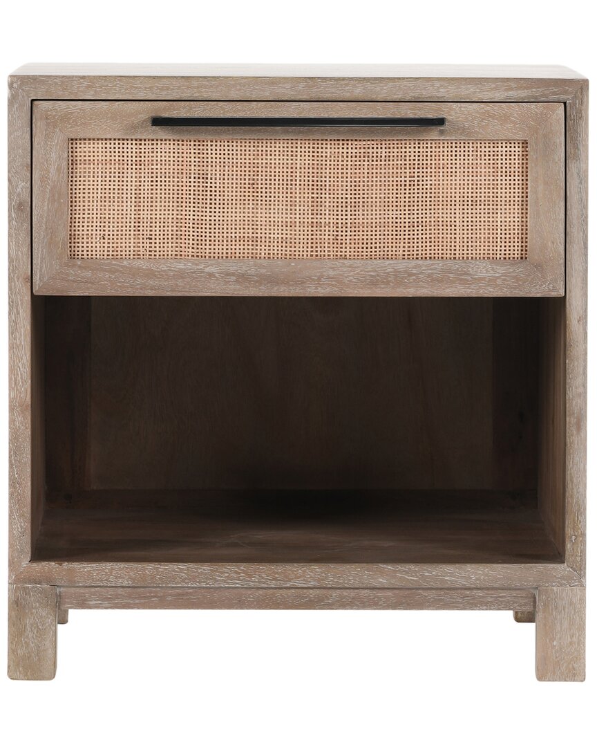 Classic Home Jensen One-drawer Mango Wood Nightstand In Brown