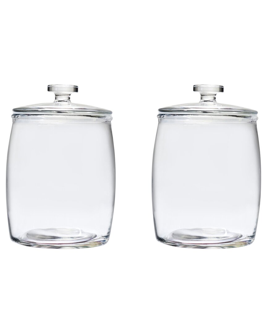 10 Strawberry Street Set Of 2 Arlo Medium Glass Canisters