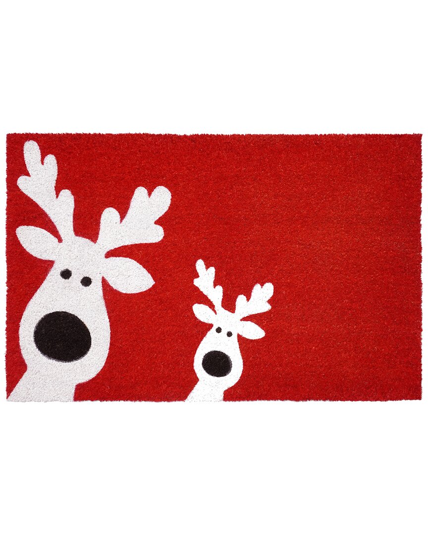 Calloway Mills Peeking Reindeer Doormat