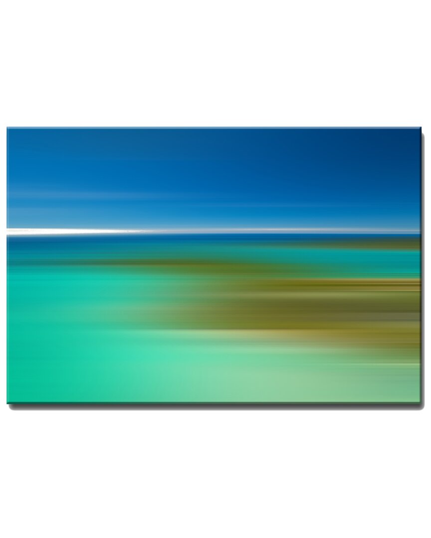Ready2hangart Blur Stripes Xxi Wrapped Canvas Wall Art By Tristan Scott